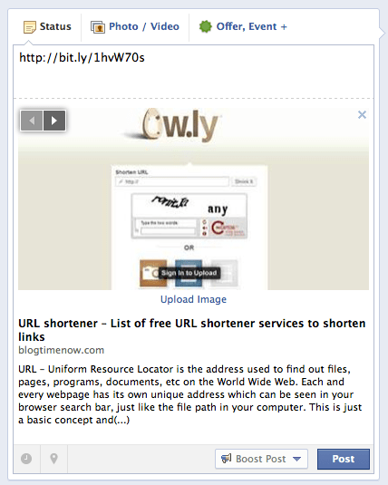 Ow.ly URL shortner